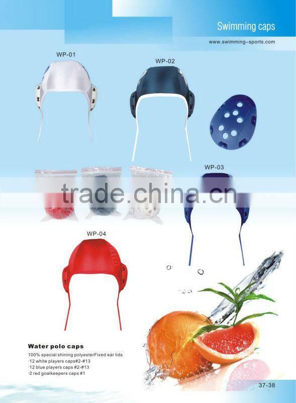 water polo caps with 1-15 number printing