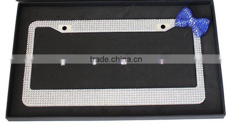 Rhinestone License Plate Frames Bling Crystal License Plate Frames