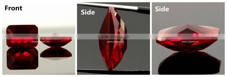 fashion oval Synthetic Corundum Ruby Price 5#
