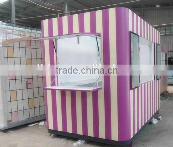 Good materials commercial bubble tea kiosk design ice cream kiosk for sale juice bar kiosk