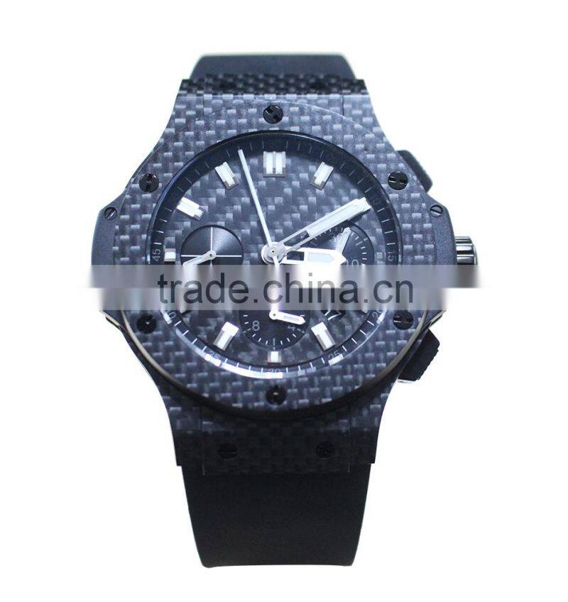 Carbon fiber watch without moulding fee