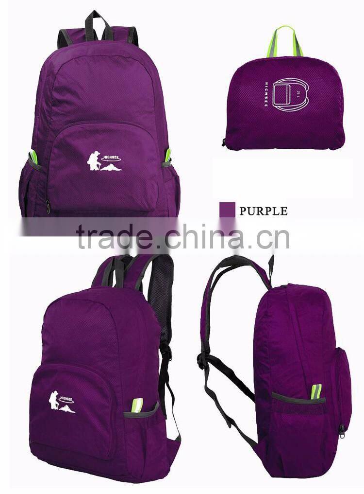 portable receive bag for ultra light backpack with can be fold