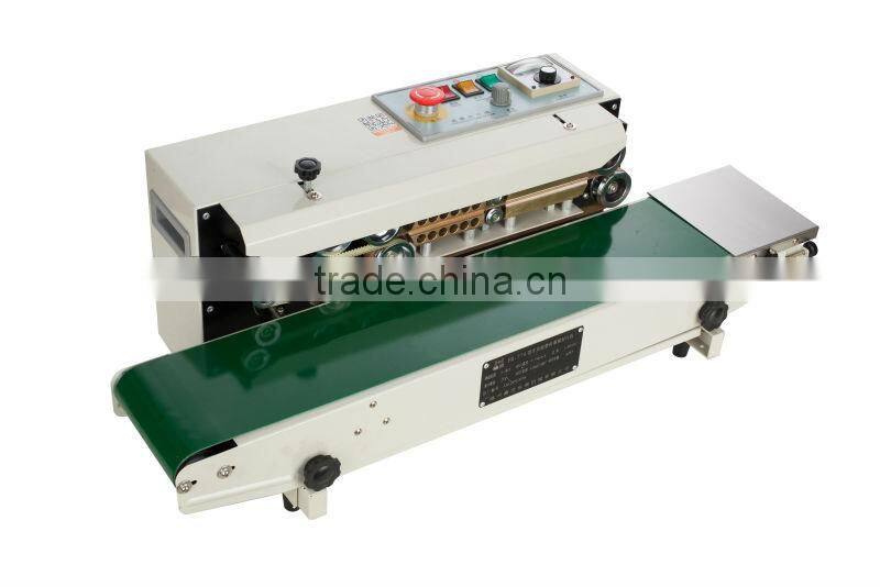 Continuous sealing machine for tea bag seal