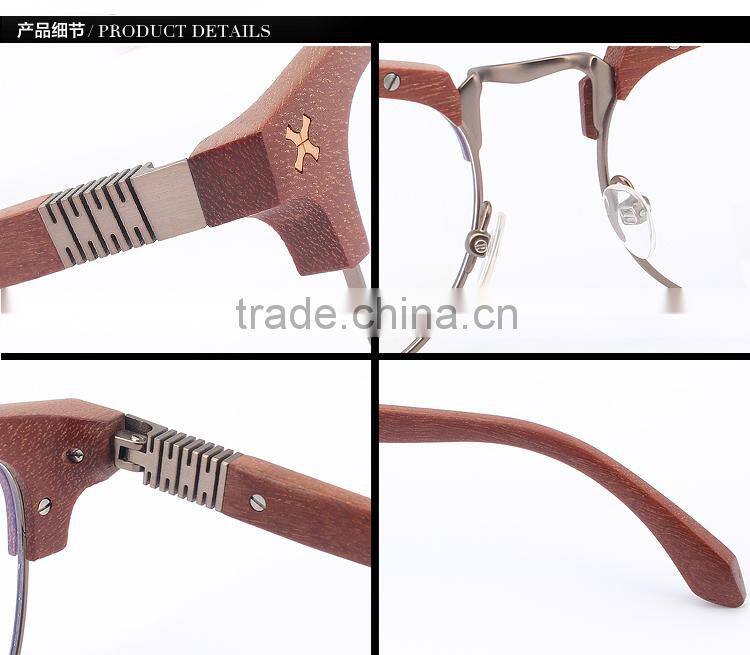 2015 Fashionable Eyewear Factory Wholesale in china Rare Wooded Optical Frame FW654