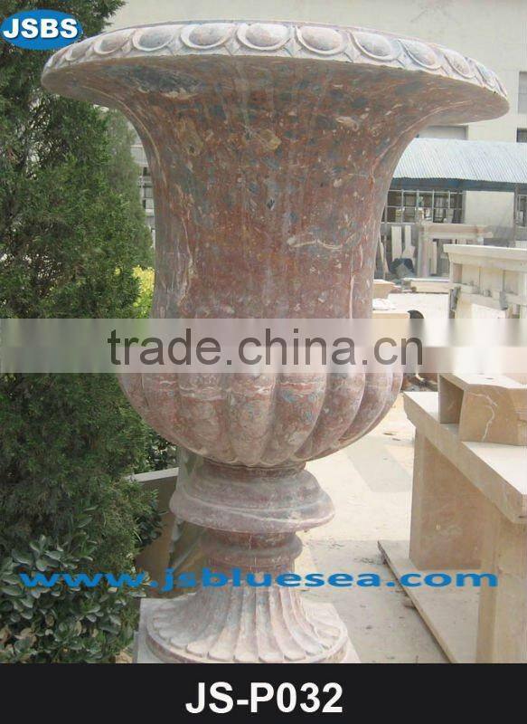 Antique marble planter