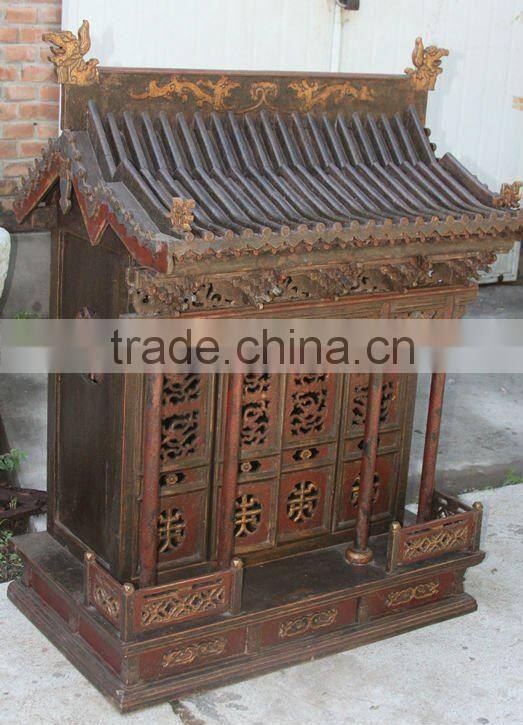 small handicraft ancient buddhist house