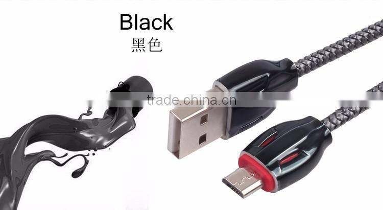 Wholesale High Quality Snake Design 2.1A Micro USB Data Sync Charging Cable for Samsung for LG Android USB Cable