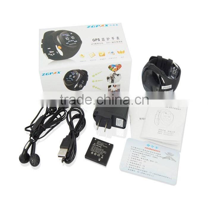 Kids GSM Cell Phone GPS SOS Tracker Wrist Watch with Alarm Clock MP3 MP4 Function