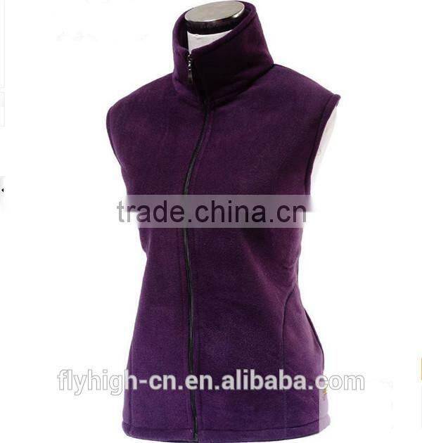 Promotional Apparel Warm Women Polar Fleece Waistcoat