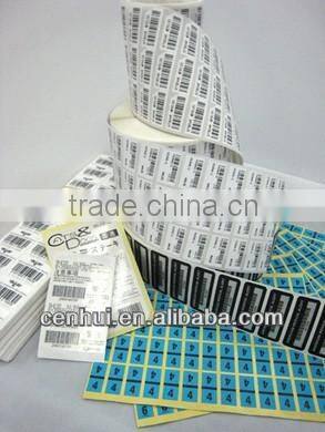 2015 New style custom logo printed barcode stickers