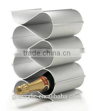 GH-RZ246 Modern design acrylic wine rack,high quality acrylic liquor holder, acrylic beverage display