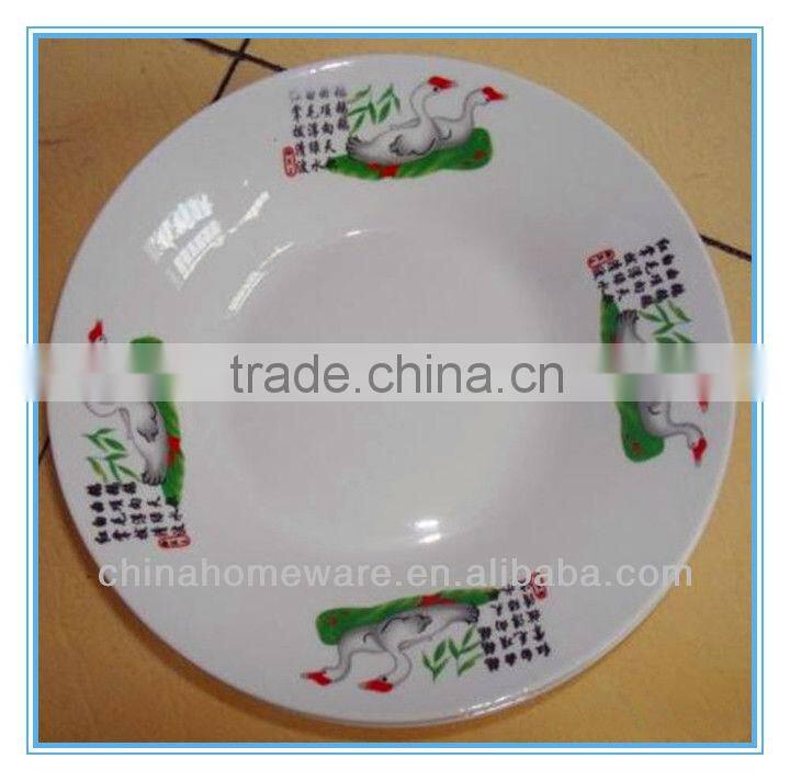 hotel plate hotel dish