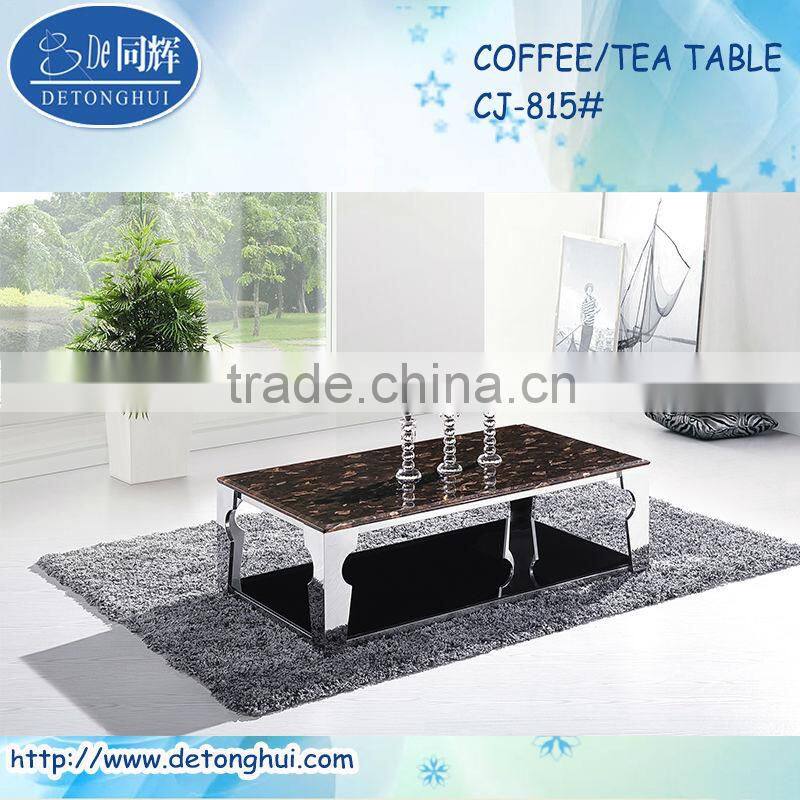2014 Latest design Home furniture stone teapoy table CJ-841#
