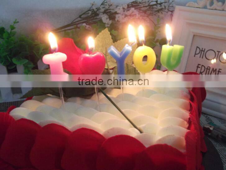 I Love You Wedding Candles