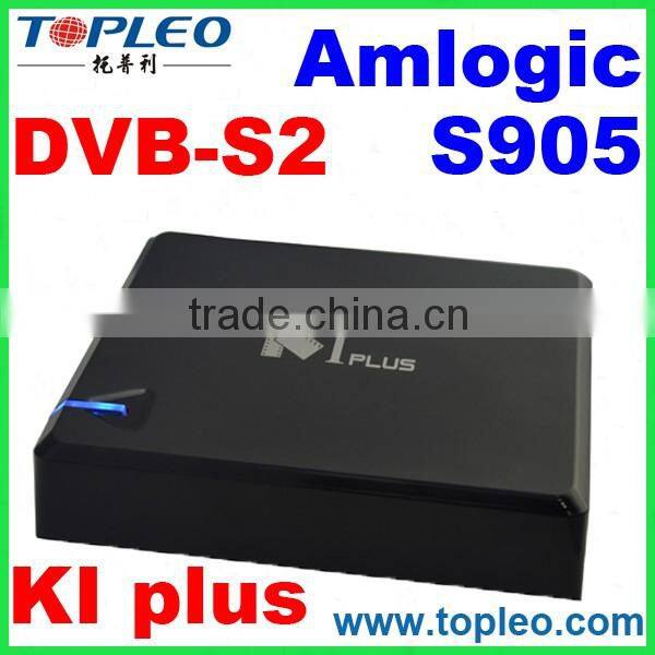 Amlogic S905 KI Plus T2 S2 OTT TV Box Kodi Pre-installed k1 dvb s2 k1 plus