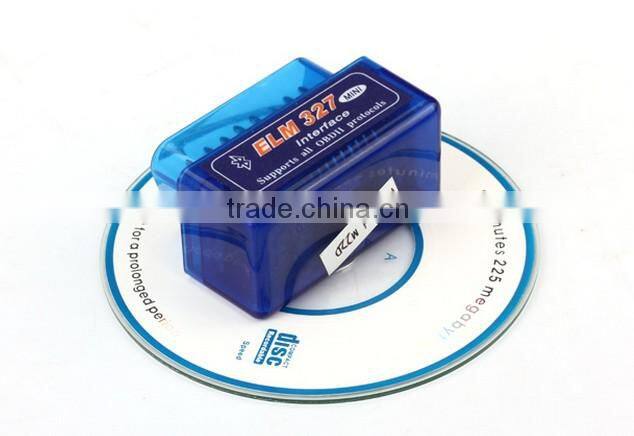 2014 Latest super mini elm327 v2.1 bluetooth elm327 interface supports all obdii protocols,Mini obd2 elm327 interface bluetooth