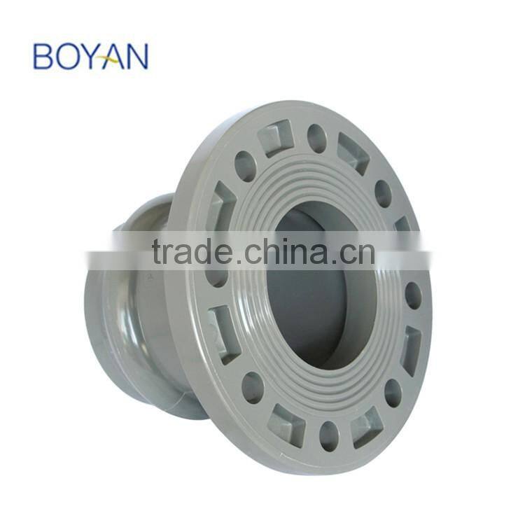BOYAN Plastic Pipe Fitting Flange Pvc Fitting With Rubber