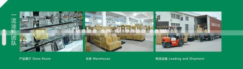 6 Compartments Sand Polishing Metal Stainless Steel Fast Food Mess Tray