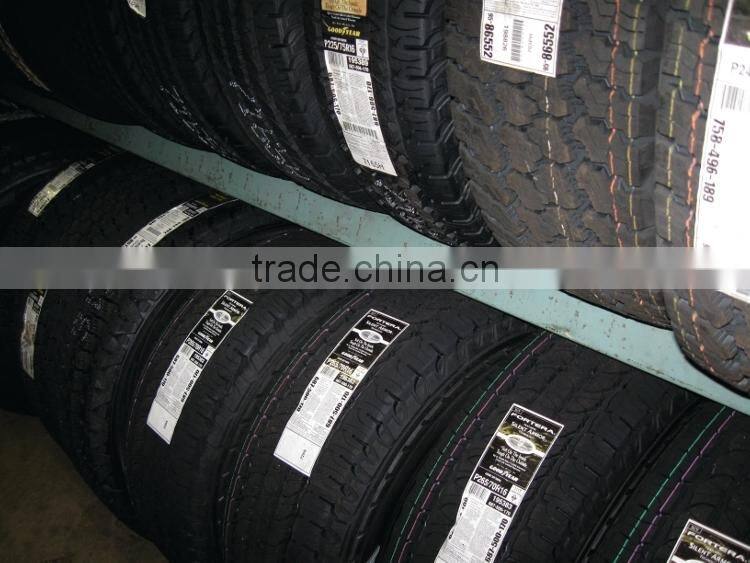 Custom adhesive labels for tires