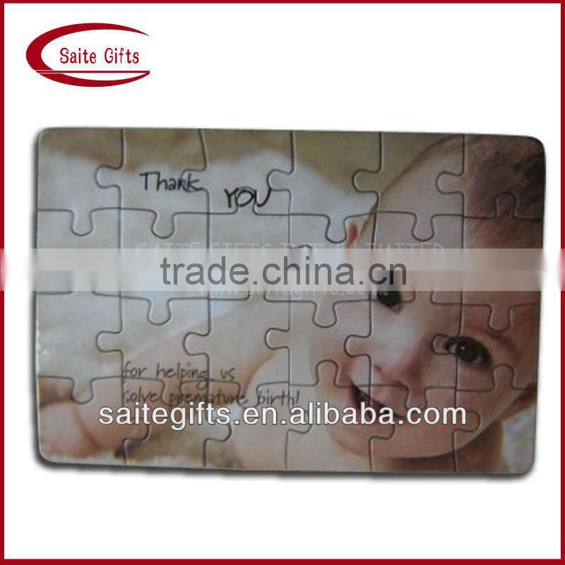 Paper Magnetic educational map Puzzle