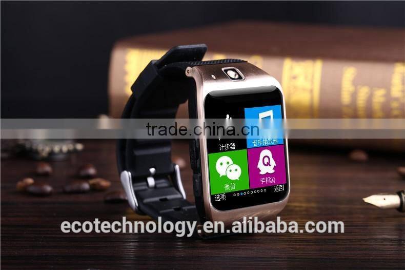 CE ROHS LG118 Bluetooth Smartwatch SIM /TF Card HD Touch Screen with Camera Built in NFC Mate for Android and Iphone cellphone