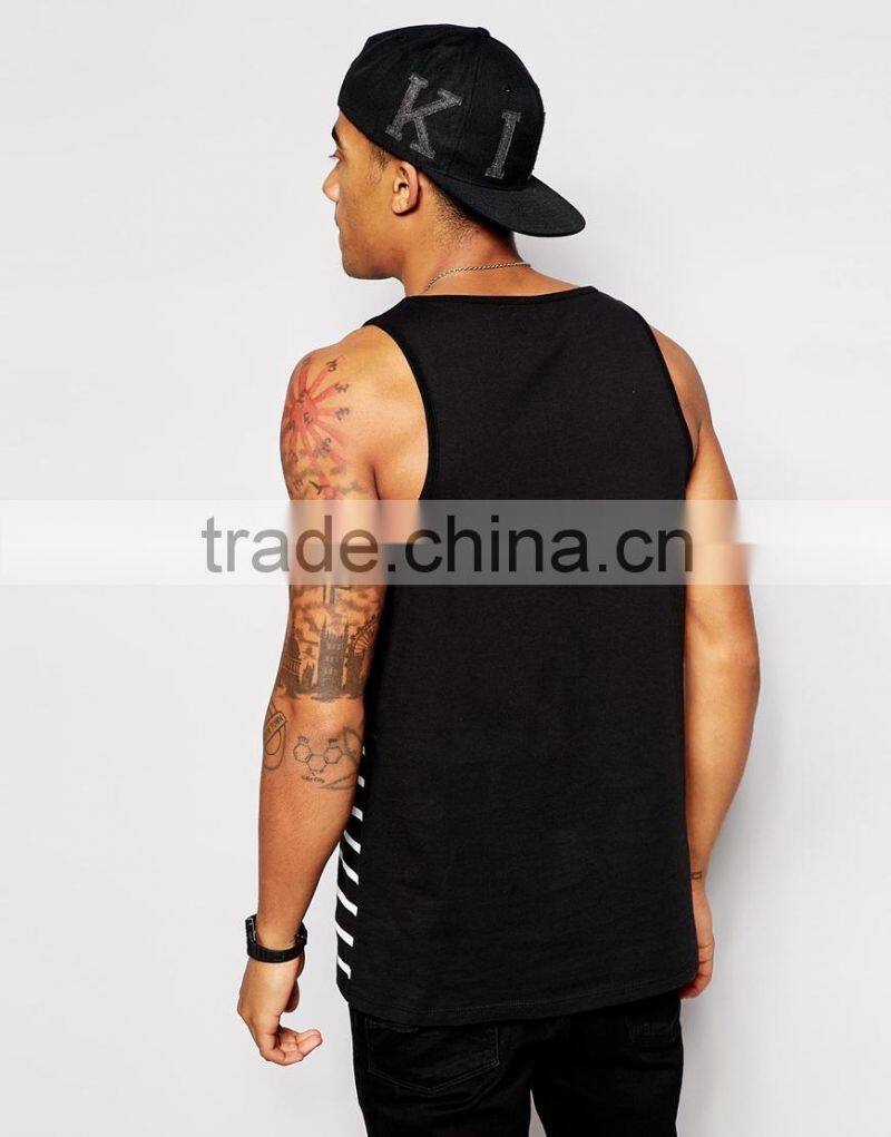 Men Street Wear Tank Top Sleeveless Summer T Shirt