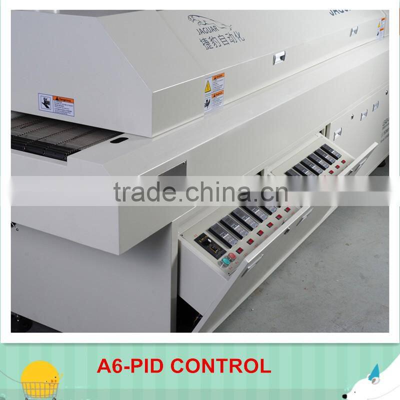 Lead Free Reflow Oven with 6 Heating Zones