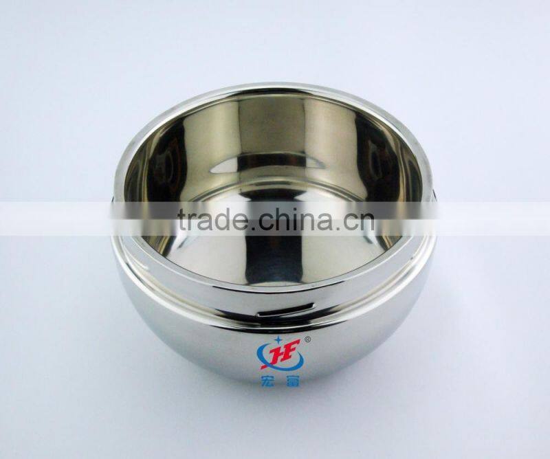 hot new products for 2015 wholesale dinnerware of stainless steel serving rice bowl with lid