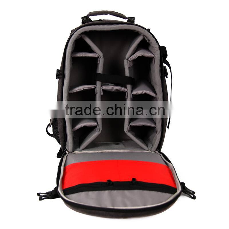 Durable nylon Professional Canvas Photographic camera bag for dslr, slr, laptop