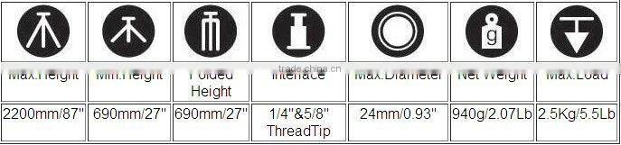 EI803 7.3FT Studio Light Stand lightStand