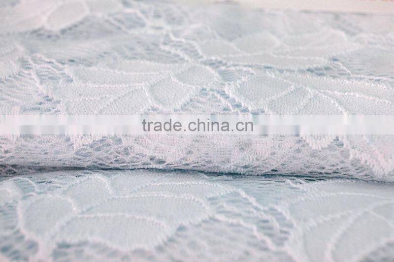 Polyester Mesh Lace Spandex Fabric Design for Dress DSN460