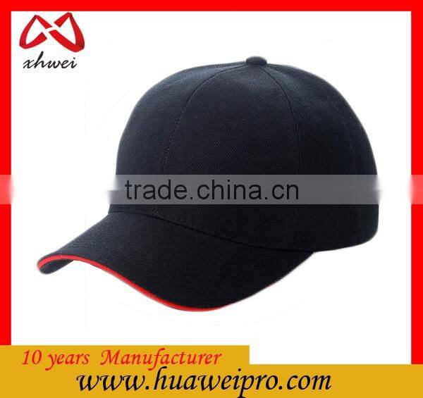 Variously Colors New Design No Logo Cotton 6 Panel Blank Golf Cap Custom