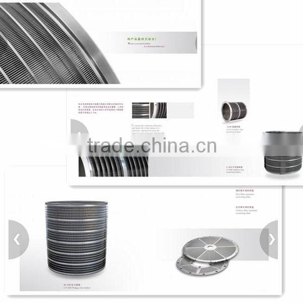 Stainless steel material strainer drum/ screen basket