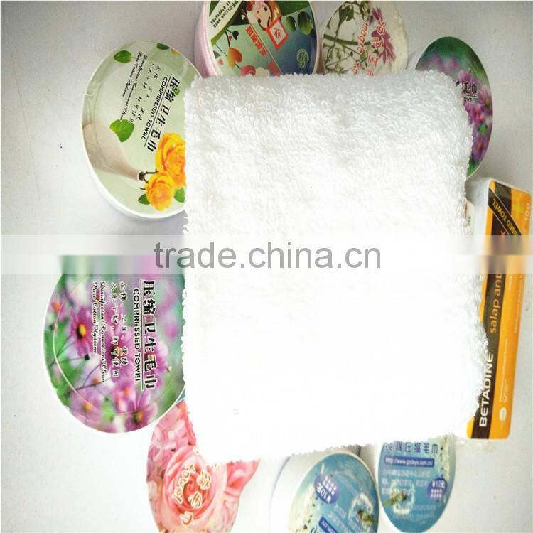 china factory direct sell promotional gift cotton compressed towels custom