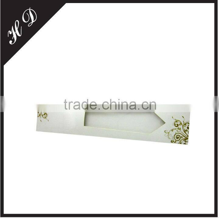 Tie Envelope Box With Clear Pvc Window