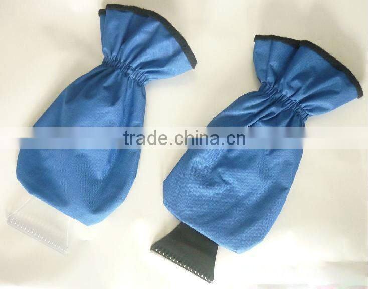 Plastic Snow Scraper, Ice Scraper with Glove