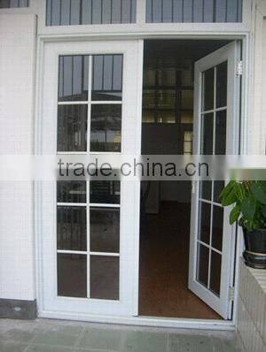 UPVC White Casement Doors with Grilles designs