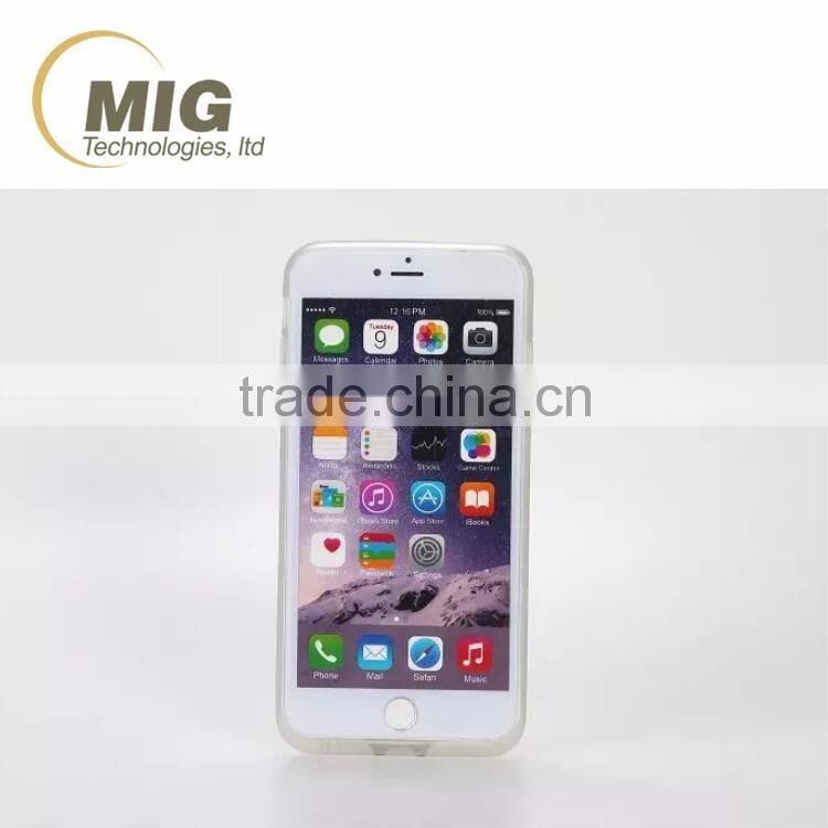 Qi Wireless Charger Receiver case for iphone 6/6s plus, Portable wireless charger receiver case cover for iphone 6 plus