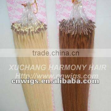 SUPER QUALITY human hair extensions easy loop micro ring