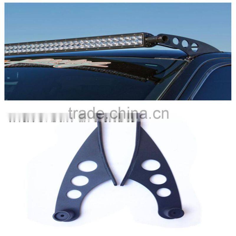 Pair of mounting bracket for led light bar mounting bracket f ord F150 raptor windscreen brackets