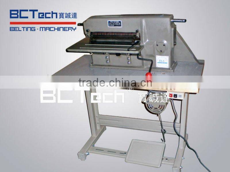 Dividing shear for PU timing belt