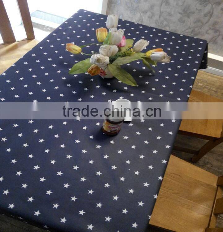 Cheap table cloth/ dining room table cloth/blue tablecloth