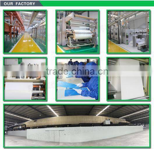 Water resistant 100% polyester fabric roll for inkjet pigment ink