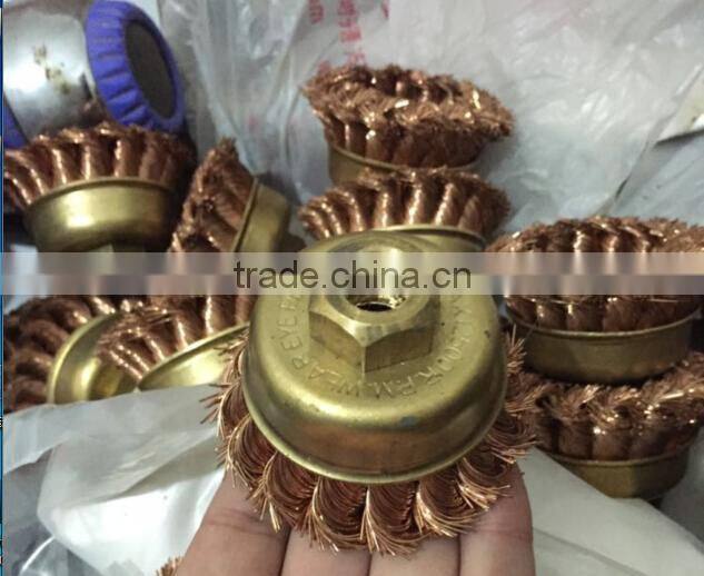Red copper wire brush non spark brush