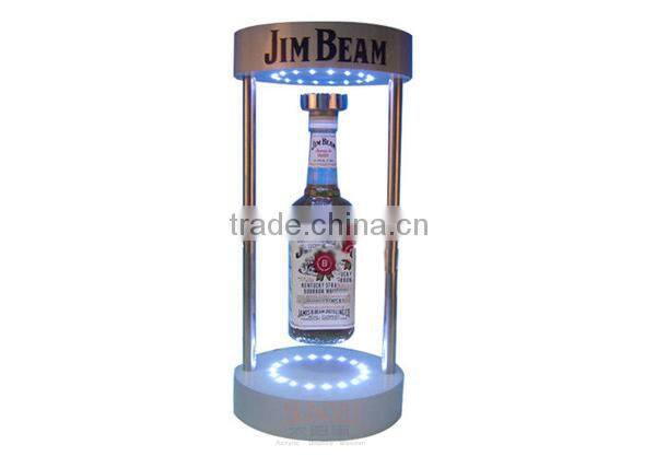 Professional Production LED Acrylic Wine Display For All Kinds Of Wines LED light Installed