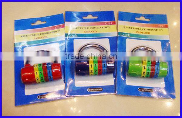 Professional High Security Colorful combination GYM 4 digits lock