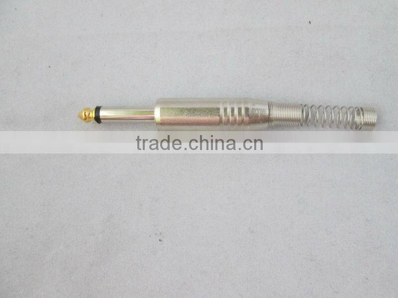 Metal 6.35mm Microphone Plugs