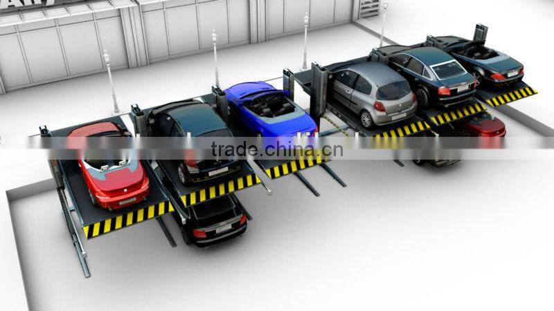 Two level two post car storage parking lift RP-7001