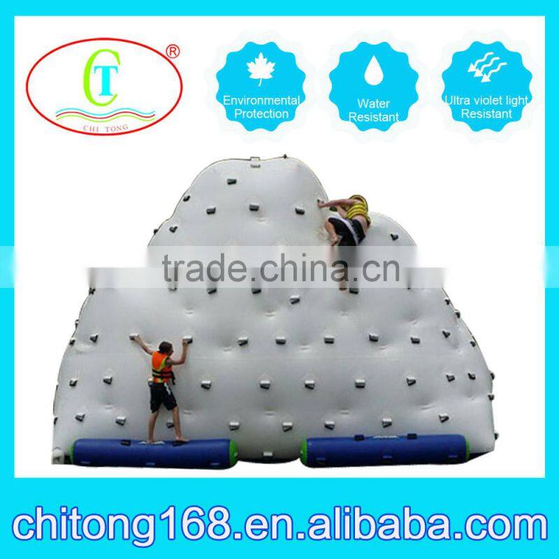 Extreme Sports Floating Inflatable Climbing Iceberg Fun Games For Child And Adult