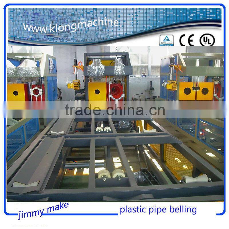 PVC tube belling machine / plant / equipment